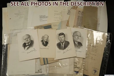 Collectible Paper Ephemera Paper Documents Signed Letter Political  - Image 1 of 4