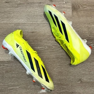 Adidas X Crazyfast League FG IG0605 Mens Size 12 Yellow Athletic Soccer Cleats - Picture 1 of 7