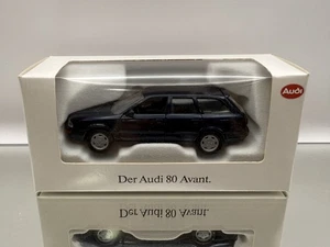 SCHABAK 1031 1033 AUDI 80 VARIANT -DARK BLUE MET. 1:43- GOOD IN DEALER BOX - Picture 1 of 11