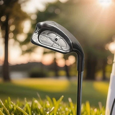 RH Ping ISI s 6 Iron Black Dot Steel Stiff Flex Shaft Golf Club UPC265 - Image 1 of 4