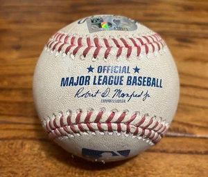 Yankees vs Astros Game Used Baseball 9/3/2025 Camilo Doval to Yordan Alvarez - Picture 1 of 5