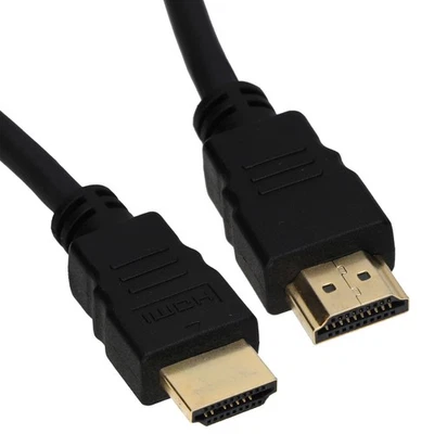 HDMI 2.0 4K Low Smoke Zero Halogen Cable LSZH Lead Gold Plated Black 1m-20m Lot - Image 1 of 4