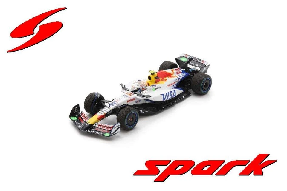 S9575 Spark 1:43 RB Visa Cash App Racing Bulls F1 Team TBC 2025 Y. Tsunoda #22 - Image 1 of 1