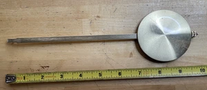 Quartz Clock 9 7/8" Pendulum 2 5/8" Diameter Bob with Single Hook - Picture 1 of 5