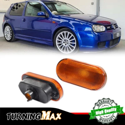 Amber Side Marker Turn Signal Light For 1999-04 VW jetta/MK4 golf/B5/B5.5 Passat - Image 1 of 4