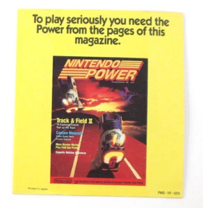 Póster Danger Do Not Open Nintendo Power PMG-USA-1 NES Nintendo solo inserto - Imagen 1 de 4