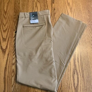 FLX Herren Urban/Commuter Dynamic Stretch Braun Chino HOSE 32x34 MX21V163XS Neu mit Etikett - Bild 1 von 6