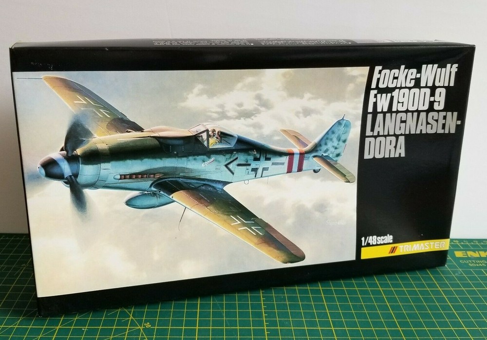 Vtg Trimaster 1/48 Focke-Wulf Fw190D-9 Langnasen-Dora WW2 Pl