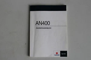 Fahrerhandbuch Bedienungsanleitung Suzuki AN 400 in Deutsch BJ 2018 - 2024 - Picture 1 of 5