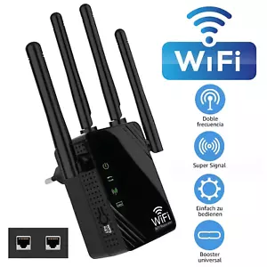 300/1200M WLAN Repeater Router Range Wifi Signal Verstärker Access Point Booster - Bild 1 von 19