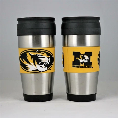 Missouri Tigers NCAA Licensed 15oz Stainless Steel Tumbler w/ PVC Wrap Cover