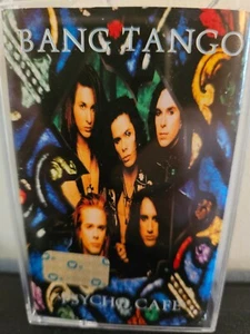 BANG TANGO Psycho Cafe 1989 CASSETTE TAPE GLAM/HAIR METAL HARD ROCK RARE - Picture 1 of 5