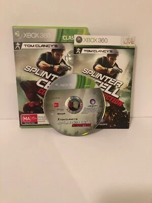 Tom Clancy's Splinter Cell Conviction Xbox 360 Game Rated MA PAL Includes Manual - Image 1 of 3