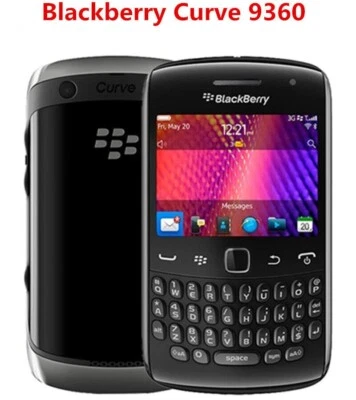 BlackBerry Curve 9360 Original 512MB 3MP Camera QWERTY BlackBerry-OS CellPhone - Image 1 of 4