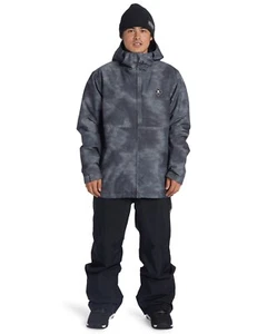 Chaqueta de Snowboard DC Basis Print, Para Hombre Talla Mediana, Gris Sobre Spray Nueva - Imagen 1 de 8