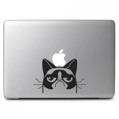 Grumpy Cat for Apple Macbook Air Pro Laptop Car Window Wall Vinyl Decal Sticker - Image 1 of 3