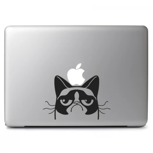 Grumpy Cat for Apple Macbook Air Pro Laptop Car Window Wall Vinyl Decal Sticker - Image 1 of 3