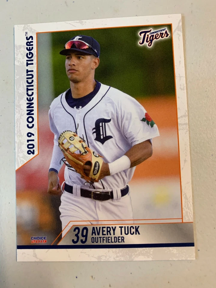 Avery Tuck 2019 Connecticut Tigers Team Card - Image 1 of 1