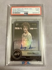 2019 TOPPS UFC MUSEUM "SUGAR" SEAN O'MALLEY AUTO AUTOGRAPH /99 PSA 9