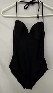 Traje de baño Old Navy negro una pieza para mujer piscina playa talla mediana - Imagen 1 de 9