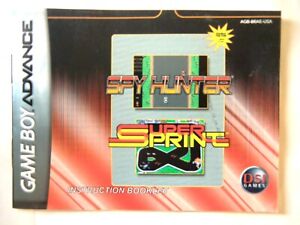 65909 livret d'instructions - Spy Hunter / Super Sprint - Nintendo Game Boy Advanc