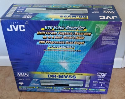 JVC DR-MV5S DVD Video Recorder VCR Combo With Remote & Manual DR-MV5S    NEW!!!! - Image 1 of 4