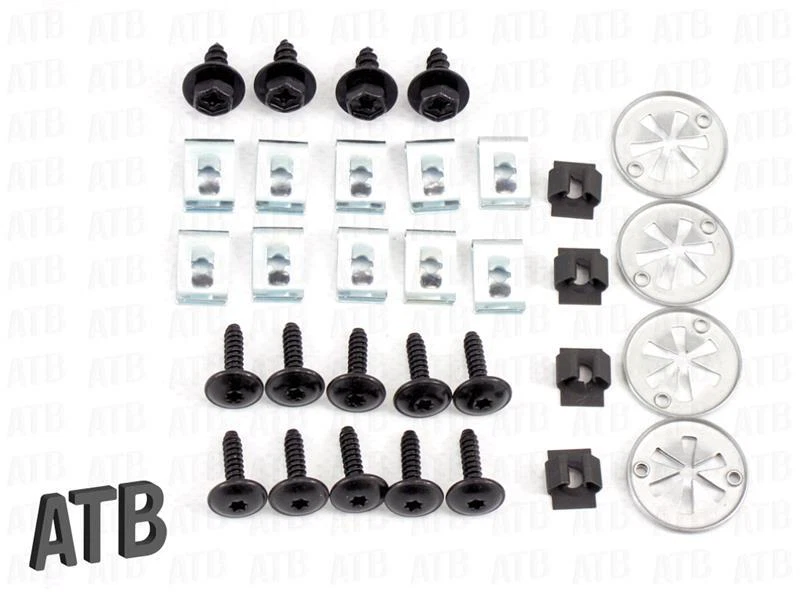 Clips set mounting kit installation kit underride protection for VW Golf IV Audi A3 8L - Image 1 of 1