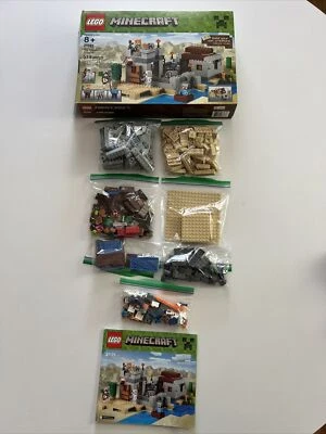 Lego Minecraft Set# 21121 The Desert Outpost 100% Complete w Box & Instruction - Image 1 of 4