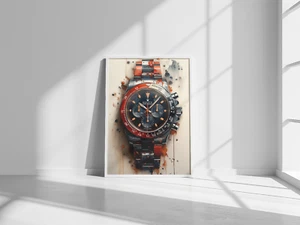 π₯ Rolex Luxury Art "Framed" π GiclΓ©e Print π¨ 24x36β π°οΈ COA π 1/25 βοΈ v1 - Picture 1 of 8