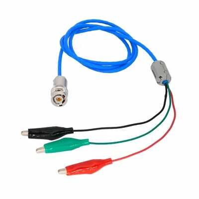 FLIEGEND Triaxial Triax 3-Slot TRB to Red+Black+Green Alligator Clip Double Shielded Wire