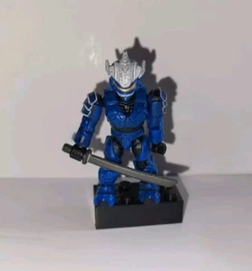 Halo Mega Bloks Blue Hayabusa Spartan Series 1 Blind Bag 96870 Ultra Rare Figure - Picture 1 of 3