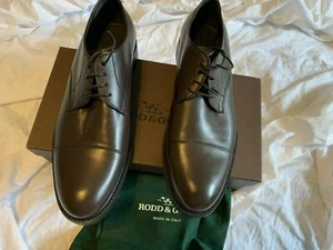 Zapatos de vestir de cuero marrón RODD & GUNN hechos en Italia - Imagen 1 de 12
