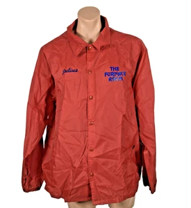 Vtg The Furnace Room Mid County Pony All Star Red Lightweight Windbreaker Jacket - Picture 1 of 10