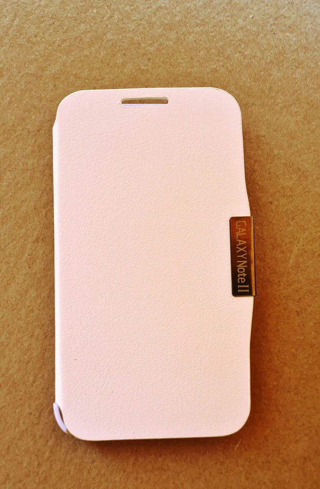 Leather Cover Samsung Galaxy Note II N7100 White - Image 1 of 2