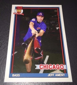 Tarjeta de béisbol Pearl Jam 2016 - Jeff Ament 1 bate - paquete Wrigley cachorros - Imagen 1 de 1