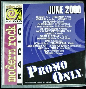 PROMO ONLY "MODERN ROCK JUNE 2000" DJ PROMO CD COMPILATION LEFTY, P.O.D. *NEW* - Picture 1 of 3