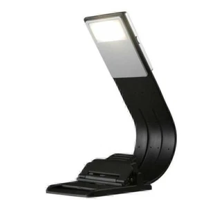 USB Rechargeable Bookmark Reading Light LED Flexible Clip-on Book Lamp Travel - Picture 1 of 12