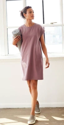 J.Jill ~ S ~ NUEVO Vestido Elegante y Cómodo Ajuste Elevado Terry Línea A ~NUEVO CON ETIQUETAS (1M7) Foto 1 de 3