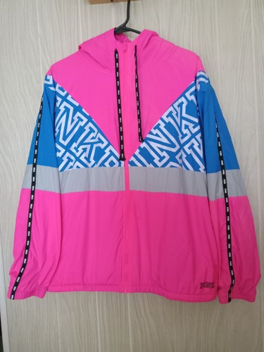 UNDERCOVER Giacca a vento Victoria's Secret ROSA foderata sherpa taglia media grande