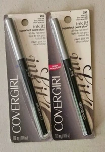 2x Covergirl Ink It By perfect Point Plus All-Day Eye Pencil #255 Silver Ink - Picture 1 of 1