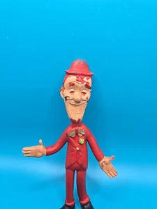 Figurina vintage 1967 Laurel & Hardy pieghevole Stan Laurel 6" - Lakeside - Foto 1 di 4