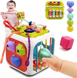 Baby Toys 12 18 Months, Sensory Montessori Toys for 1 2 Year Old Boy Girl Gifts, - Picture 1 of 12