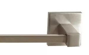 Barra de toallas contemporánea de 24" Alno A8420-24-SN - base de latón con acabado de níquel satinado - Imagen 1 de 6