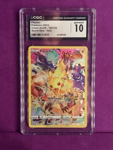 Crown Zenith Pikachu Secret Rare CGC 10 - Picture 1 of 2