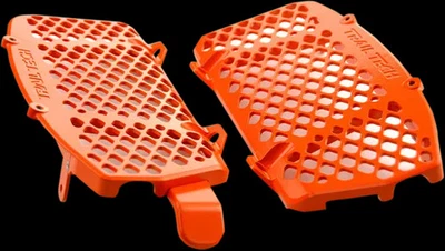 Protector radiador delantero Trail Tech naranja ventilado KTM 300 XC 17-22 Foto 1 de 4