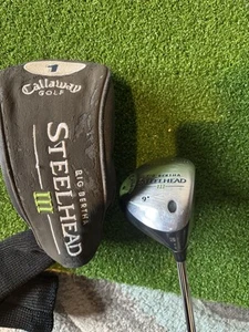Callaway Big Bertha Steelhead III Driver 9* Right Handed Firm Flex Graphite 44" - Picture 1 of 12