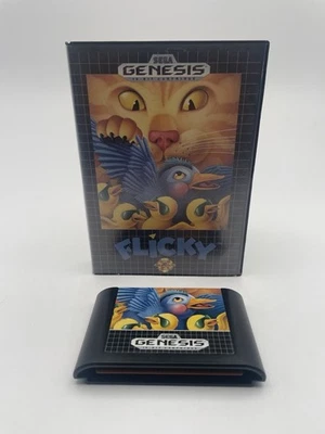 FLICKY - Classic Adventure Game Sega Genesis Game No Manual - Tested CLEAN - Image 1 of 4