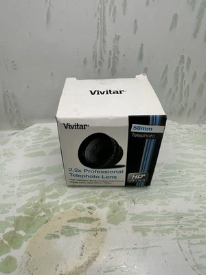 Vivitar 58mm 2.2X Professional Telephoto Lens New - Image 1 of 4