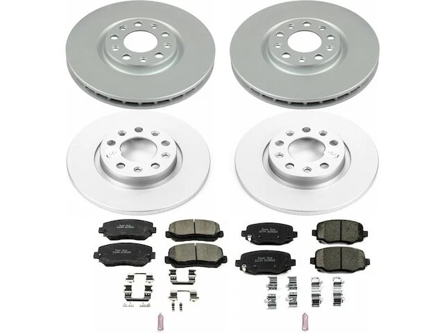 Kit de pastillas de freno delanteras y traseras y rotor 35SZMG97 para Chrysler 200 2015 2016 2017 Foto 1 de 1