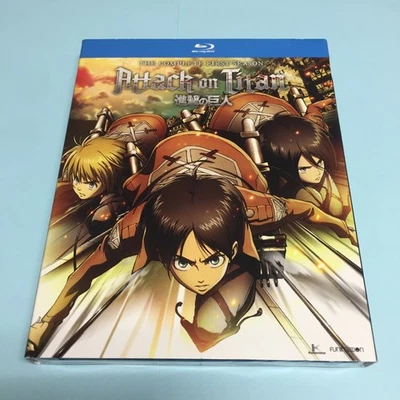 BRAND NEW Attack On Titan Season 1 One Blu-Ray English Dub/Sub Anime Complete - Image 1 of 4